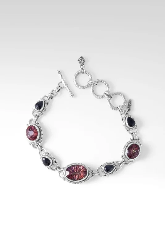 Bracelets with tourmaline gems for vibrant color -Beautiful in Time Bracelet™ in Hayward's Muse™ Mystic Quartz