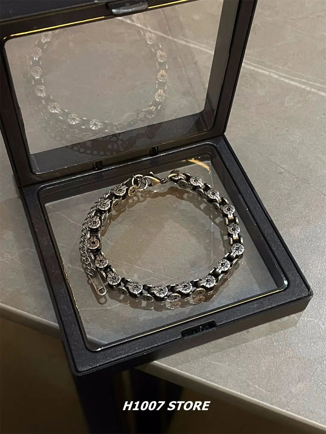 Bangles with chunky designs for statement wear -Titanium Steel Bracelet