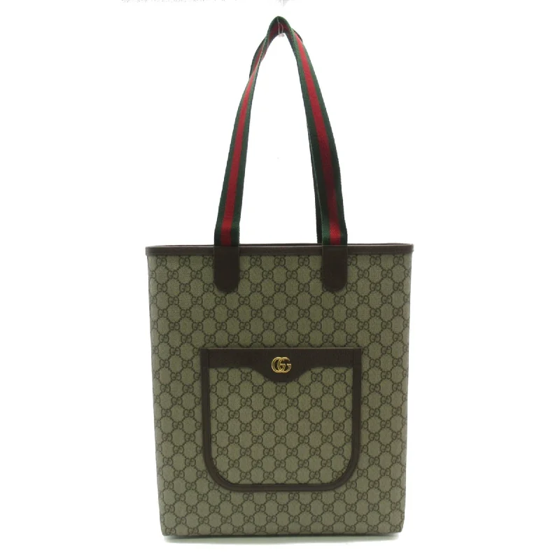 Large handle bags with spacious interior compartments -Gucci  Gg Supreme Tote Bag (Pre-Owned)