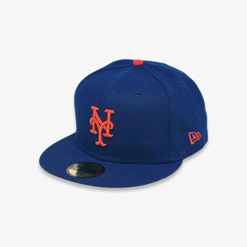 Camo trucker cap for outdoor adventure style -New Era x MLB 'New York Mets' 59Fifty Patch Fitted Hat (SS17)