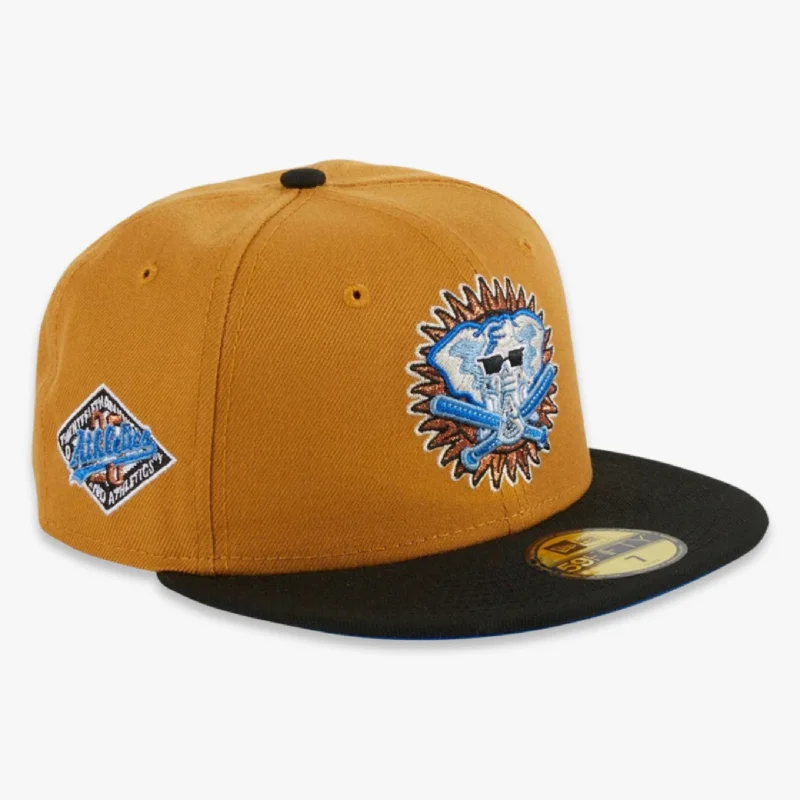 New Era x MLB Ancient Egypt 'Oakland Athletics 25th Anniversary' 59Fifty Patch Fitted Hat (Hat Club Exclusive)