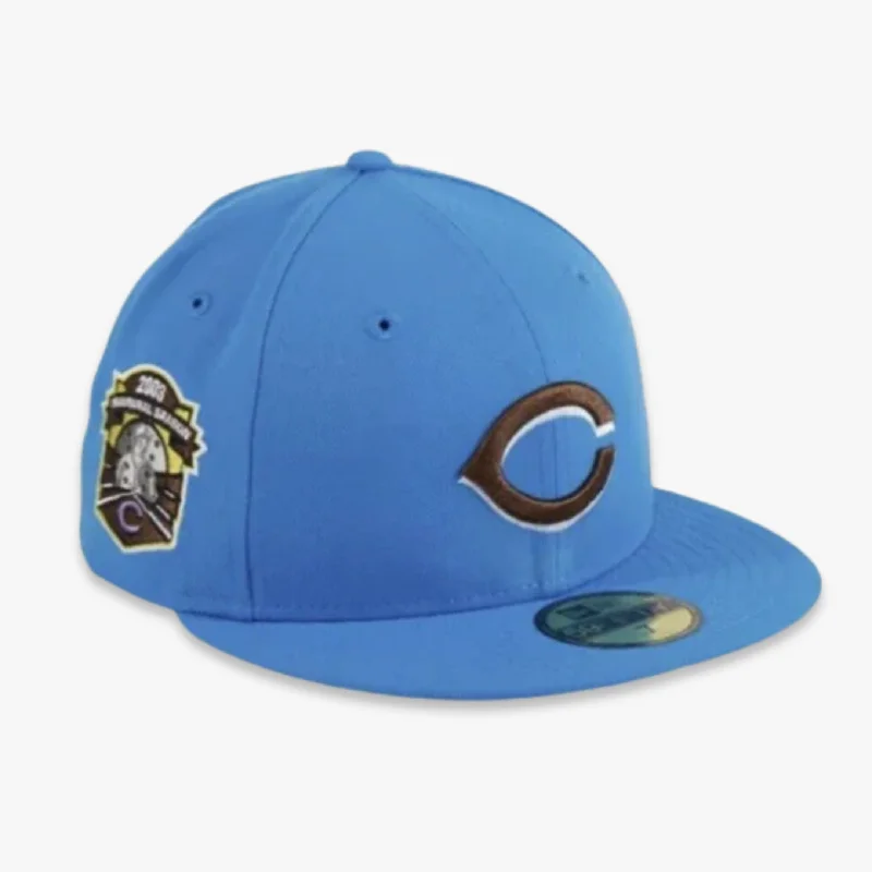 Minimal snapback cap for clean urban style -New Era x MLB Cereal Pack 'Cincinnati Reds 2003 Inaugural Season' (Cookie Crunch) 59Fifty Patch Fitted Hat (Hat Club Exclusive)