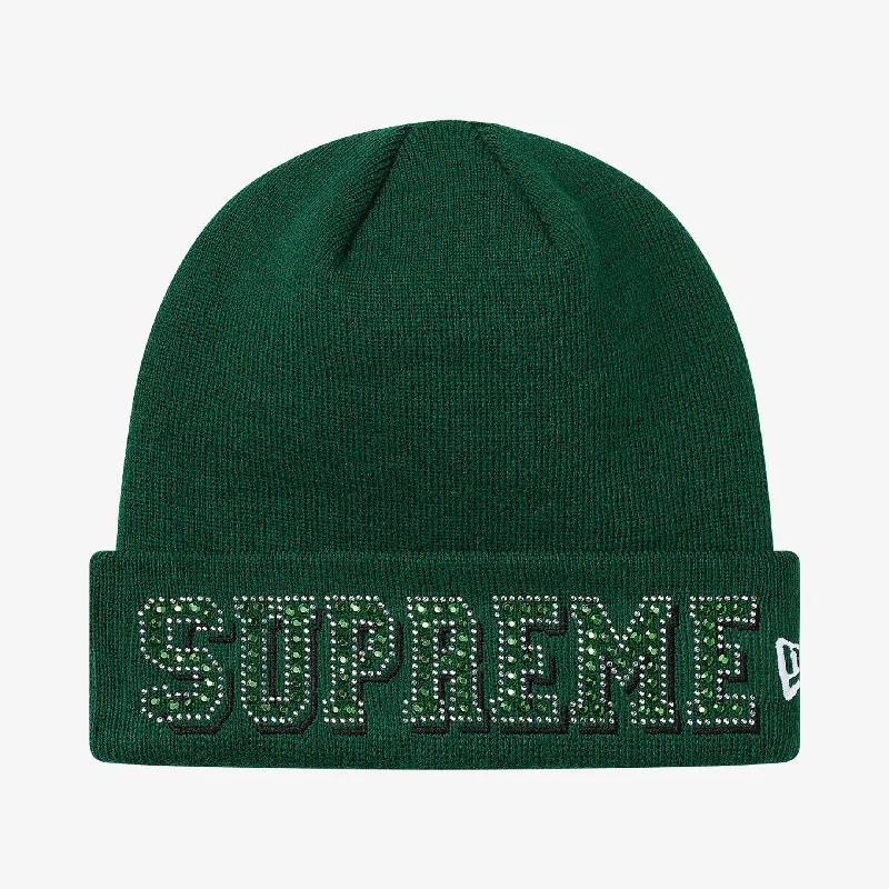 Lightweight sports cap for active workout days -Supreme x New Era Beanie 'Gems' Green (SS20)