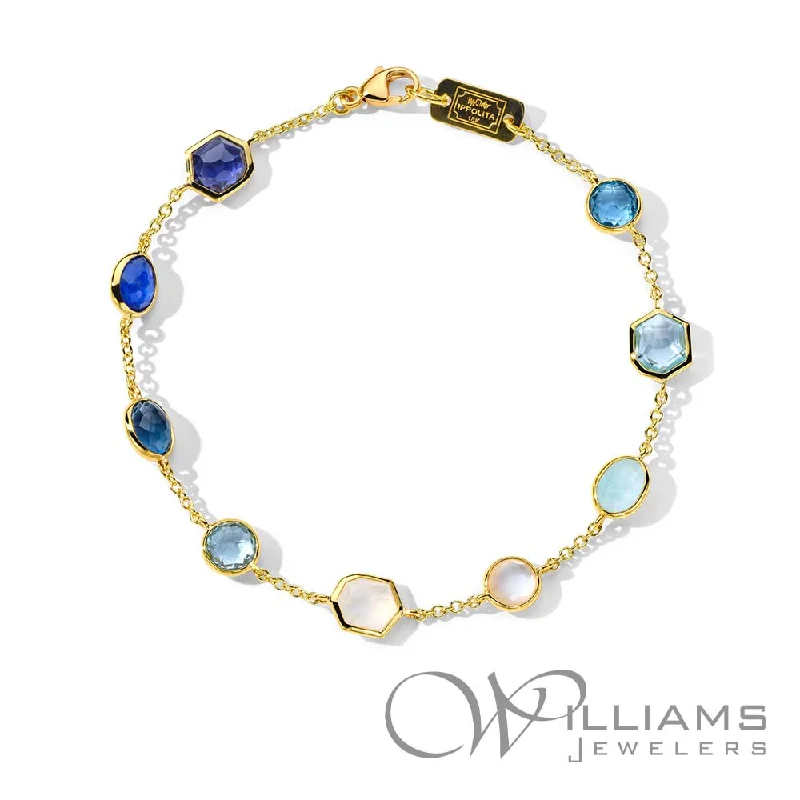 Bracelets with floral motifs for romantic touch -Ippolita Rock Candy 18 Karat Multi-Gem Bracelet