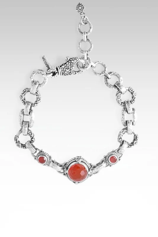 Bangles with sleek matte finish for subtlety -Beautiful & Brave Bracelet™ in Carnelian