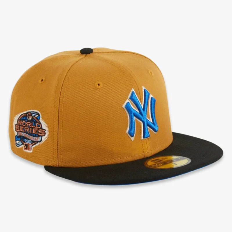 Bright neon cap for bold visibility needs -New Era x MLB Ancient Egypt 'New York Yankees 2003 World Series' 59Fifty Patch Fitted Hat (Hat Club Exclusive)