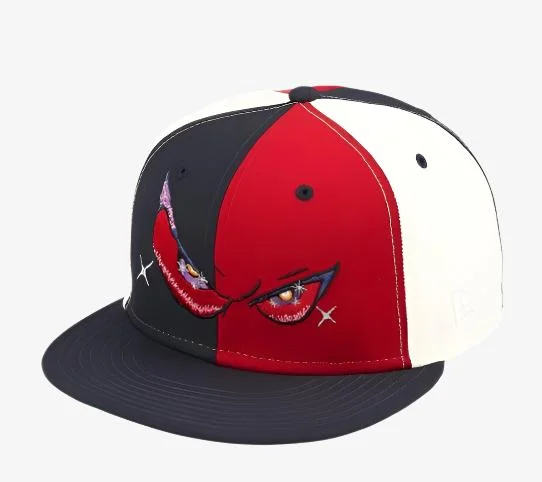 Bright red cap for standout team spirit -Supreme x New Era Fitted Hat 'Eyes' Multi-Color (FW21)