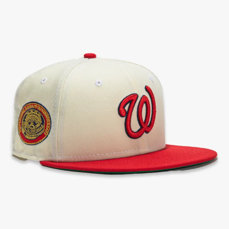 Vintage cap for retro fashion enthusiasts -New Era x MLB White Dome 'Washington Nationals Professional Baseball's 100th Anniversary 1969 All-Star Game' 59Fifty Patch Fitted Hat (Hat Club Exclusive)