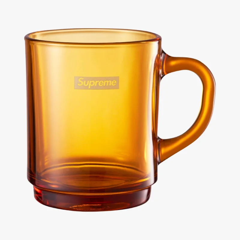 Fitted dad cap for relaxed snug wear -Supreme x Duralex Glass Mugs Amber (SS23) (Set of 6)