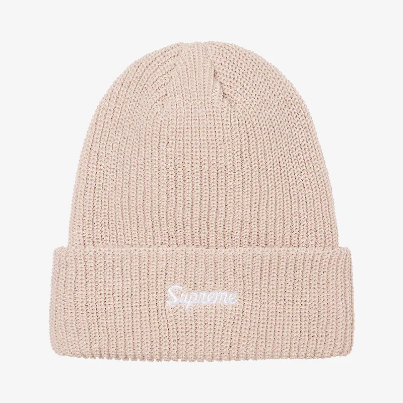 Adjustable trucker cap for outdoor summer fun -Supreme Loose Gauge Beanie Taupe (FW21)