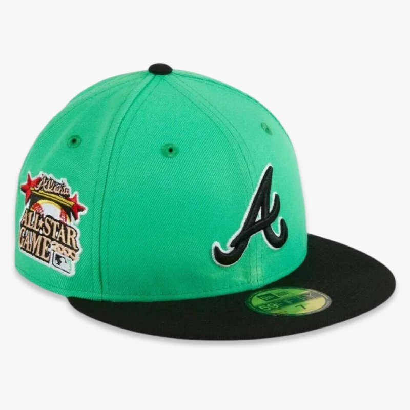 Embroidered sports cap for team pride display -New Era x MLB Cereal Pack 'Atlanta Braves 2000 All-Star Game' (Apple Jacks) 59Fifty Patch Fitted Hat (Hat Club Exclusive)