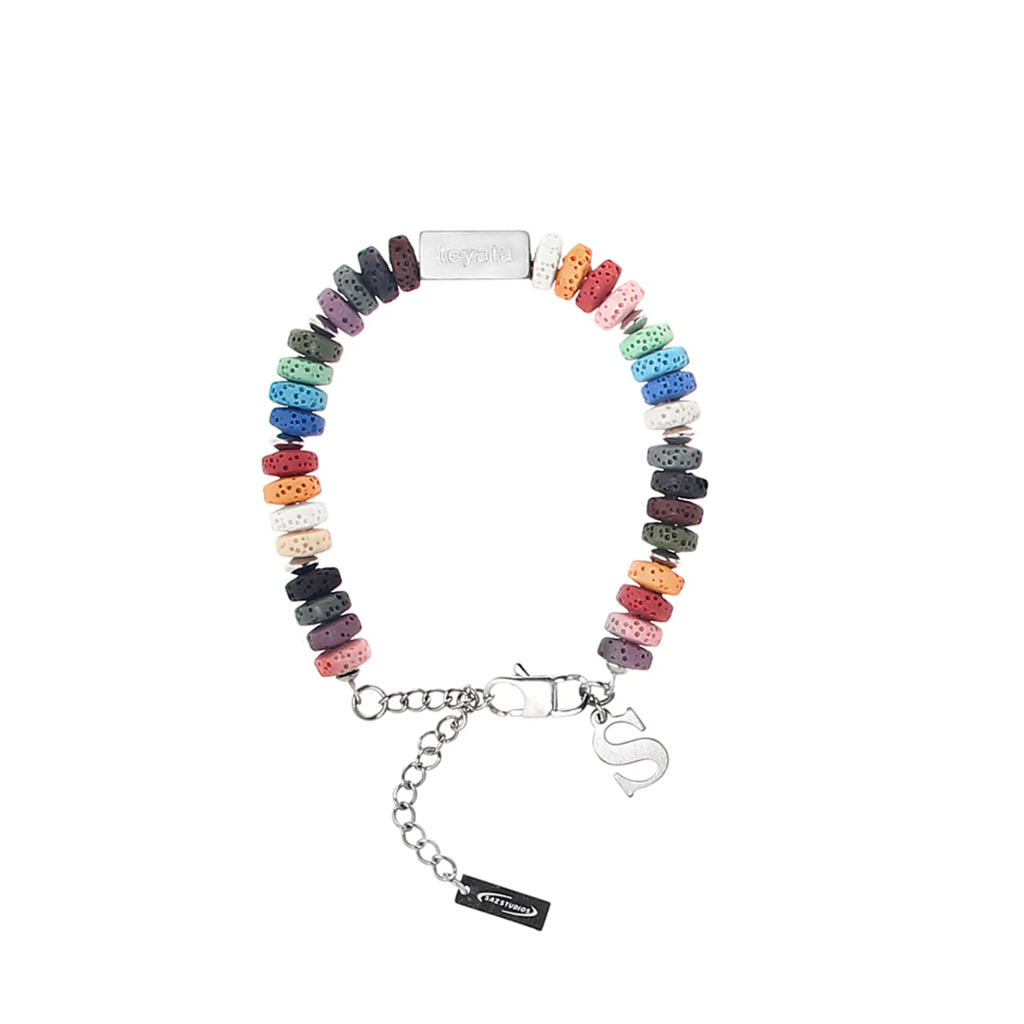 Colorful Volcanic Stone Bracelet