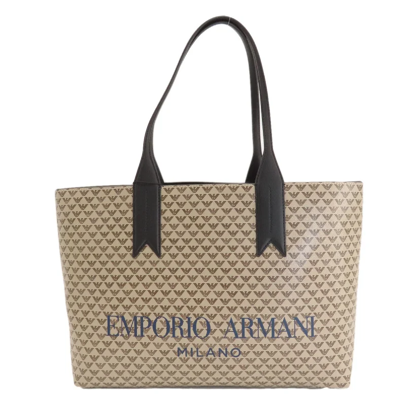 Handle bags with vintage clasps for nostalgia -Emporio Armani  Pvc Tote Bag (Pre-Owned)