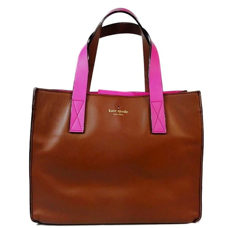 Designer handle bags with luxury logo detailing -Kate Spade  pink Handbag Tote Bag (Pre-Owned)