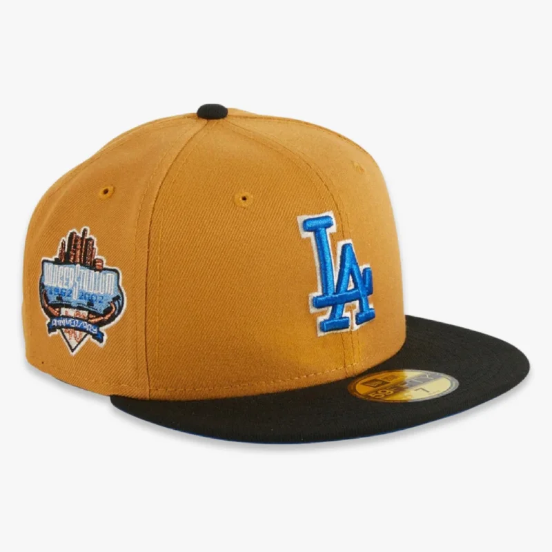 Soft cotton cap for all-day wear ease -New Era x MLB Ancient Egypt 'Los Angeles Dodgers 40th Anniversary' 59Fifty Patch Fitted Hat (Hat Club Exclusive)