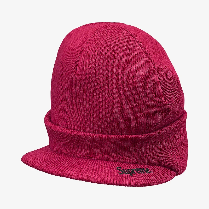 Lightweight sports cap with UV protection -Supreme x Timberland Beanie 'Radar' Burgundy (FW21)