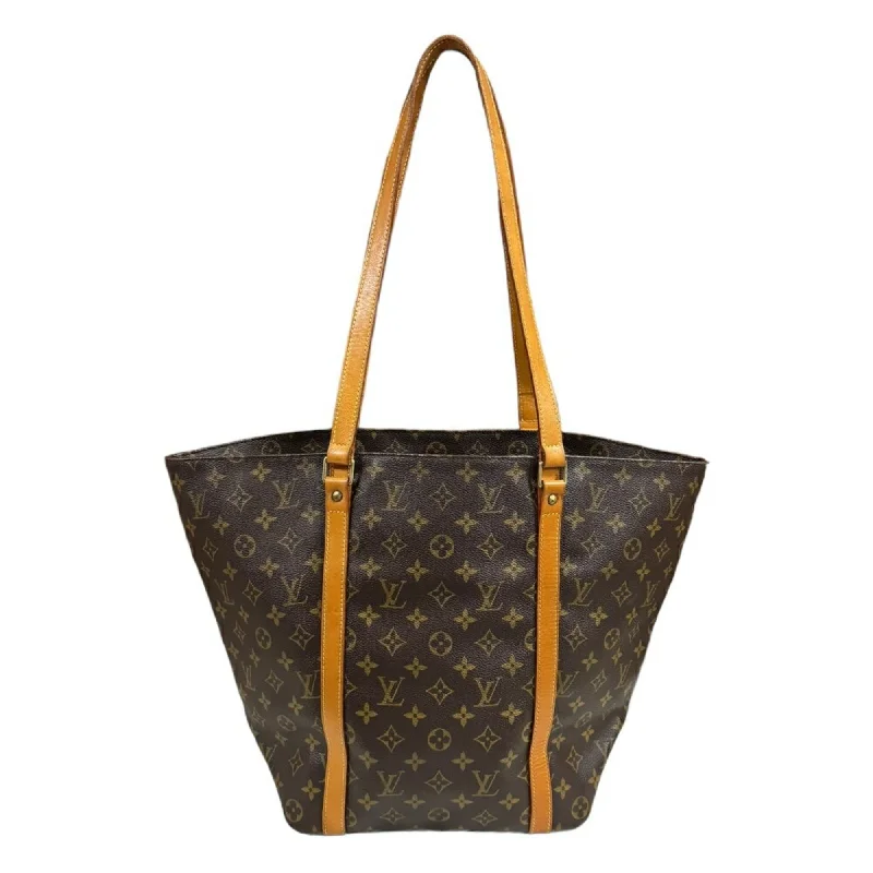 Handle bags with chevron designs for trend -Louis Vuitton  Monogram Monogram Tote Bag (Pre-Owned)