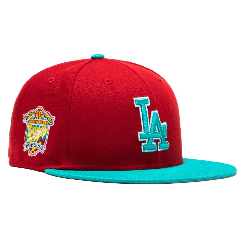 Premium snapback cap with embroidered artwork -New Era x MLB Captain Planet 2.0 'Los Angeles Dodgers 40th Anniversary' 59Fifty Patch Fitted Hat (Hat Club Exclusive)