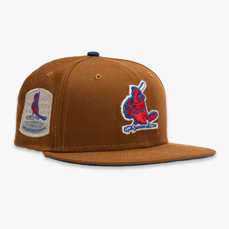 Black mesh cap for breathable summer wear -New Era x MLB Ballpark Snacks 'St. Louis Cardinals 1967 World Series' 59Fifty Patch Fitted Hat (Hat Club Exclusive)