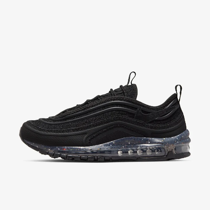 Cotton twill cap for durable daily use -(Men's) Nike Air Max Terrascape 97 'Triple Black' (2022) DQ3976-001