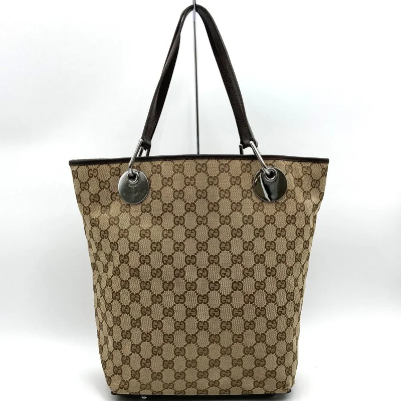 Handle bags with durable hemp for sustainability -Gucci  Gg Canvas Handbag Tote Bag (Pre-Owned)