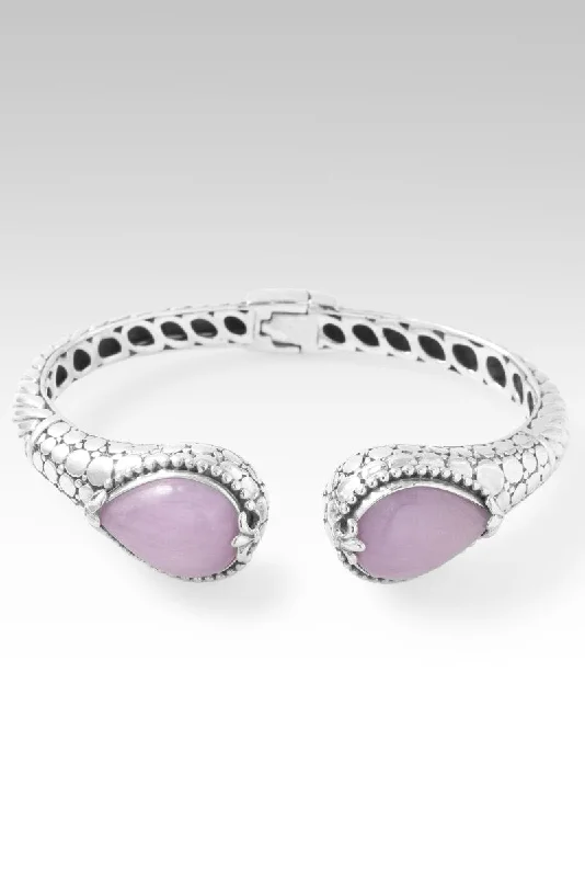 Bracelets with carved rose quartz for romance -Be Quick to Listen Tip-to-Tip Bracelet™ in Kunzite