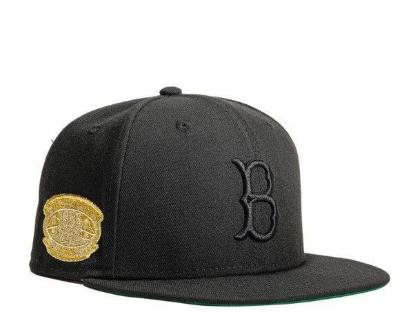 Team logo cap for loyal fan support -New Era x MLB Gold Digger 'Brooklyn Dodgers 1955 World Series' 59Fifty Patch Fitted Hat (Hat Club Exclusive)