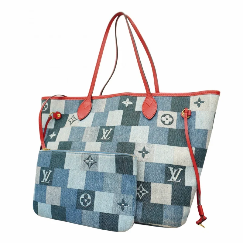 Handle bags with modern logos for branding -Louis Vuitton blue Rouge Tote Bag (Pre-Owned)