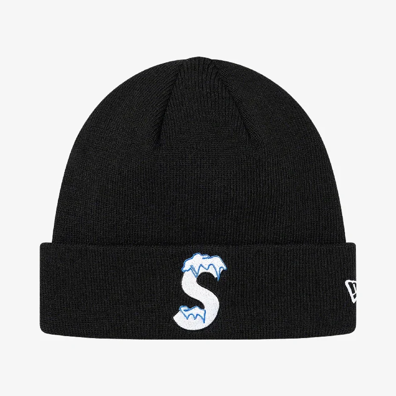 Lightweight cap with quick-dry fabric finish -Supreme x New Era Beanie 'S Logo' Black (FW20)