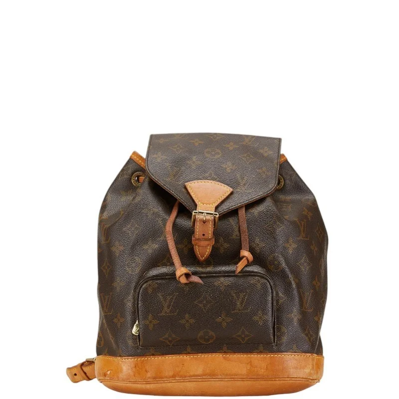 Handle bags with soft velvet for luxury -Louis Vuitton  Pvc Leather Backpack (Pre-Owned)