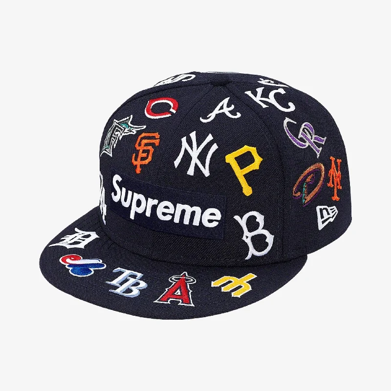 Minimal dad cap for understated charm -Supreme x MLB x New Era Fitted Hat Navy (SS20)