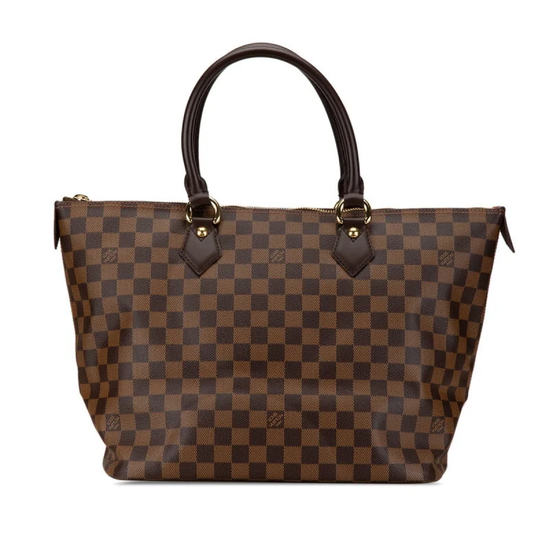 Handle bags with reinforced stitching for durability -Louis Vuitton  Damier Canvas Pvc Tote Bag (Pre-Owned)