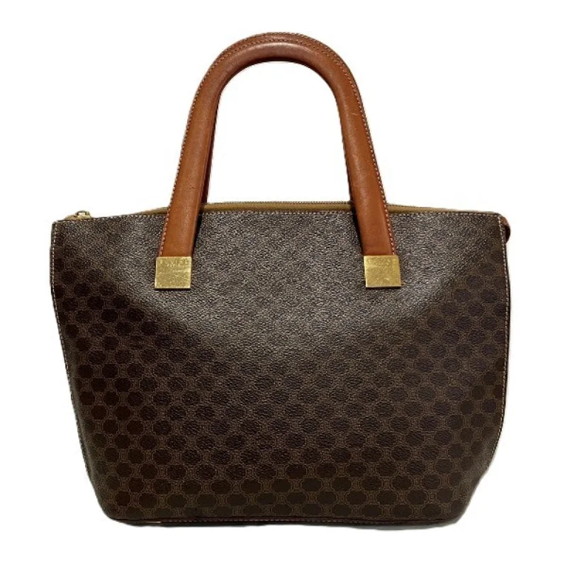 Handle bags with quilted leather for luxury -Celine  Leather Pvc Handbag Tote Bag (Pre-Owned)