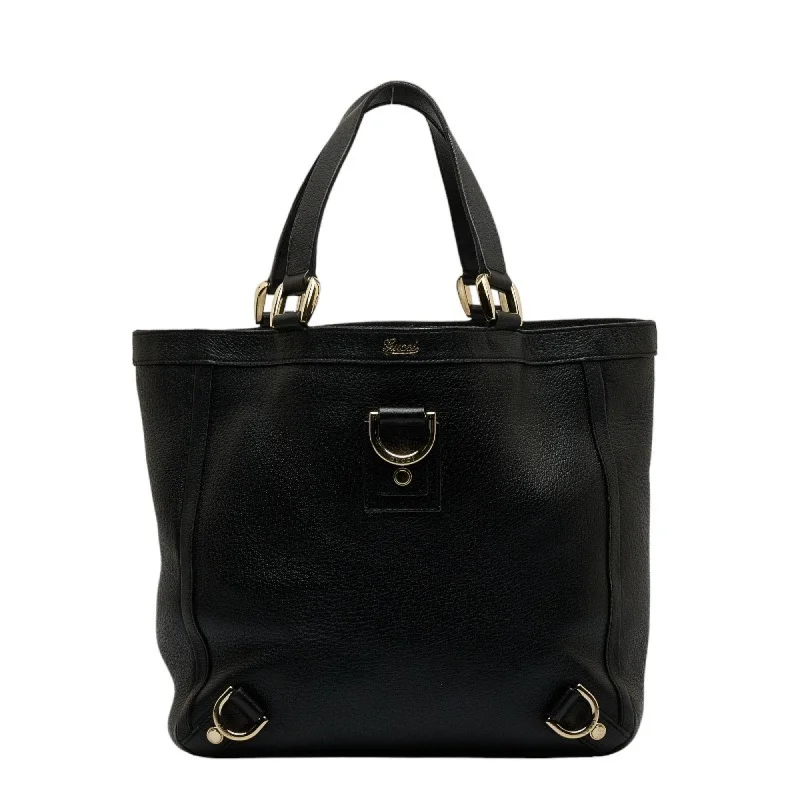 Handle bags with sleek hardware for sophistication -Gucci  Leather Handbag Shoulder Bag Tote Bag (Pre-Owned)