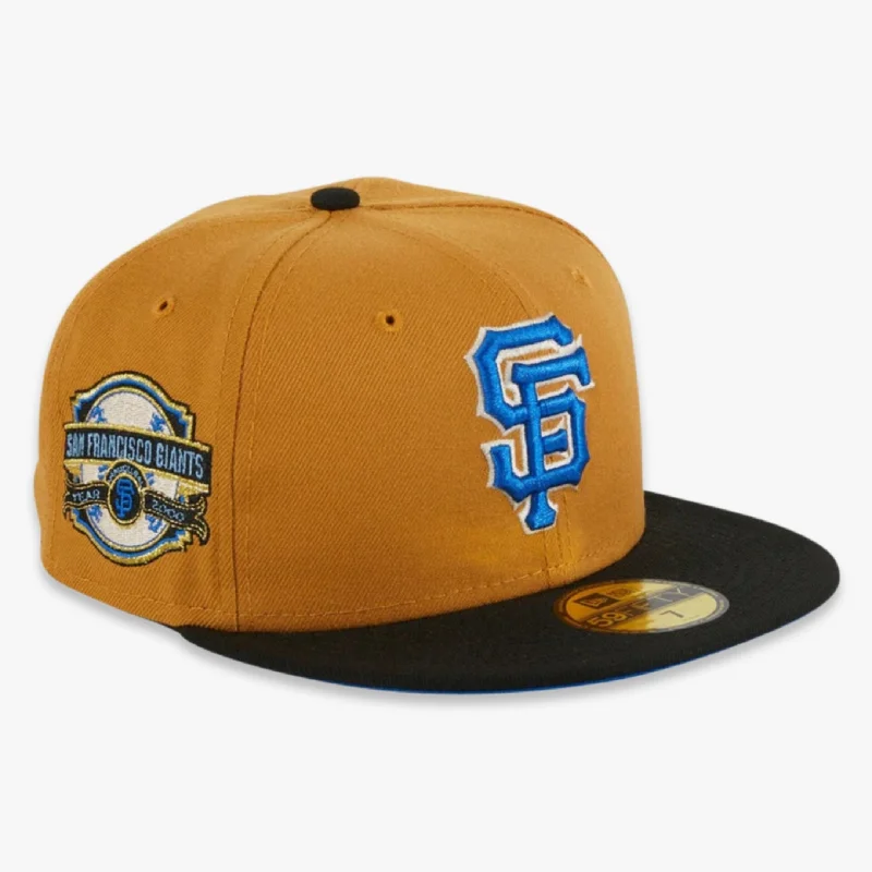 Camouflage cap for hunting trip essentials -New Era x MLB Ancient Egypt 'San Francisco Giants Inaugural Year 2000' 59Fifty Patch Fitted Hat (Hat Club Exclusive)