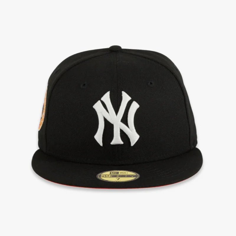 Fitted trucker cap for custom head fit -New Era x MLB Glow My God 'New York Yankees 1961 World Series' 59Fifty Patch Fitted Hat (Hat Club Exclusive)