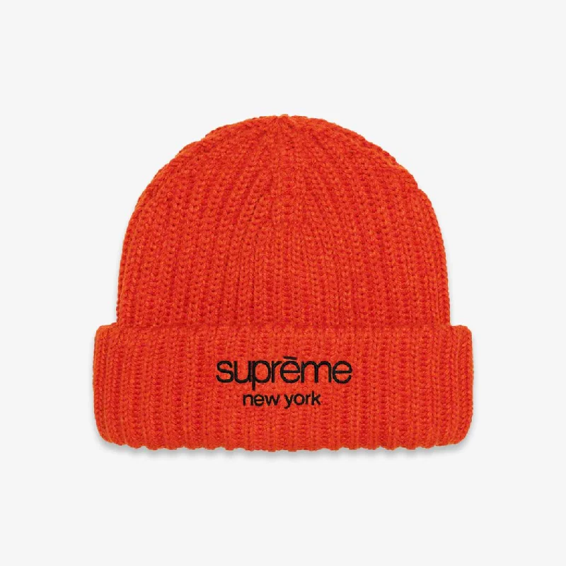 Denim dad cap for effortless casual charm -Supreme Beanie 'Ribbed' Burnt Orange (FW22)