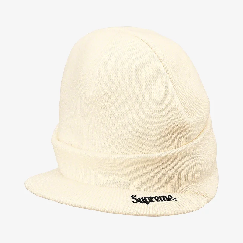 Adjustable trucker cap for outdoor summer fun -Supreme x Timberland Beanie 'Radar' Cream (FW21)