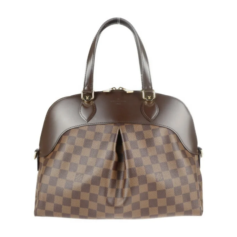 Handle bags with woven fabric for texture -Louis Vuitton  Damier Canvas Handbag Shopping Bag Shoulder Bag Tote Bag (Pre-Owned)