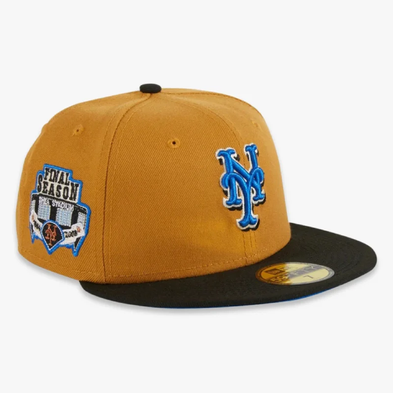 Bold graphic cap for standout fashion flair -New Era x MLB Ancient Egypt 'New York Mets Final Season Shea Stadium' 59Fifty Patch Fitted Hat (Hat Club Exclusive)