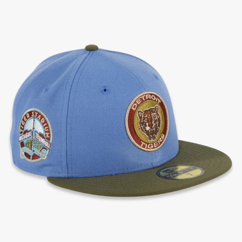 Camo snapback cap for bold woodland style -New Era x MLB Great Outdoors 'Detroit Tigers Tiger Stadium' 59Fifty Patch Fitted Hat (Hat Club Exclusive)