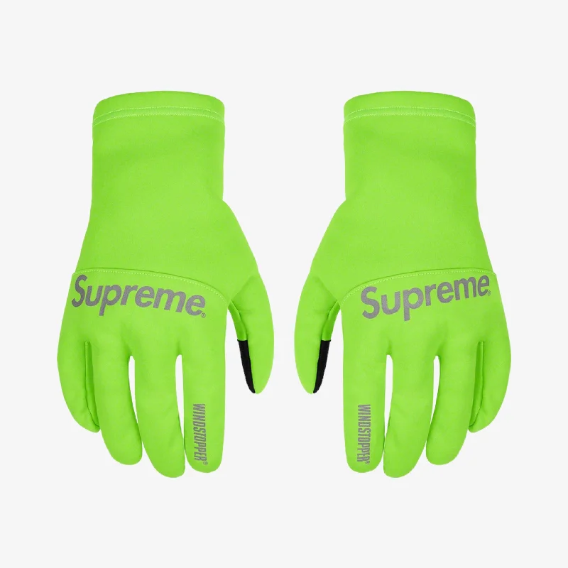 Black snapback cap for sharp modern looks -Supreme WINDSTOPPER Gloves Bright Green (FW21)