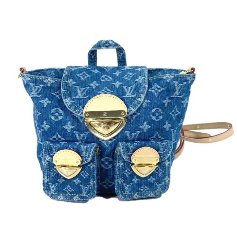 Handle bags with woven fabric for texture -Louis Vuitton  Monogram  Backpack (Pre-Owned)