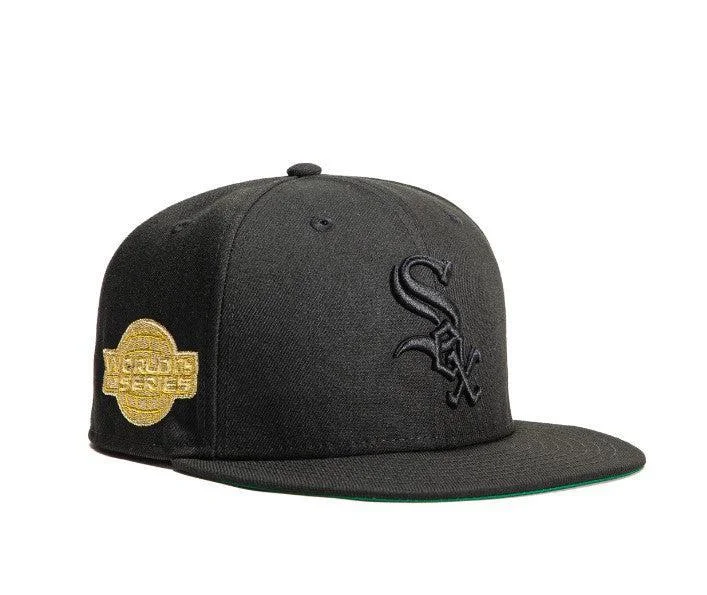 Graphic trucker cap for playful fashion flair -New Era x MLB Gold Digger 'Chicago White Sox 2005 World Series' 59Fifty Patch Fitted Hat (Hat Club Exclusive)