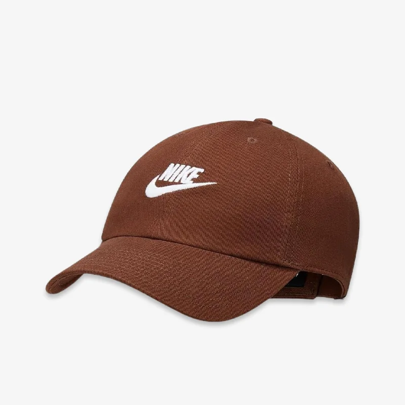 Canvas trucker cap for tough outdoor wear -Nike Sportswear Heritage86 Futura Adjustable Hat Cacao Wow 913011-260