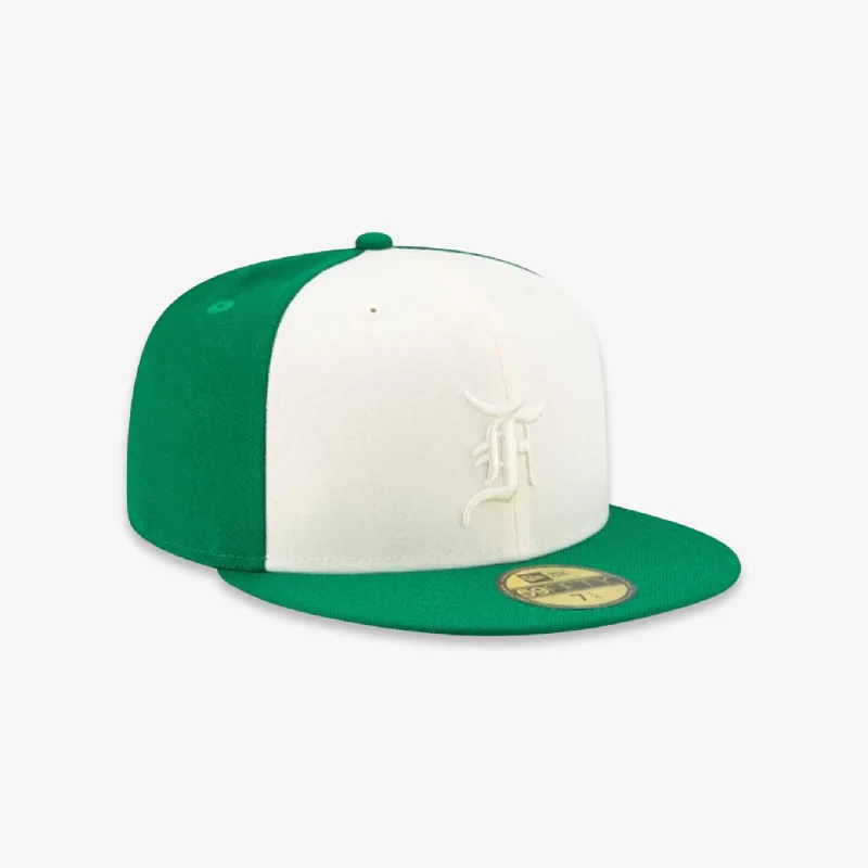 Adjustable strap cap for custom size comfort -New Era x Fear of God Essentials 59Fifty Fitted Hat Kelly Green (SS22) 60224485