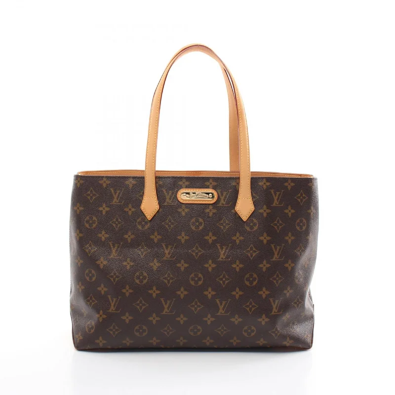 Handle bags with bright florals for cheer -Louis Vuitton  Monogram Leather Tote Bag (Pre-Owned)