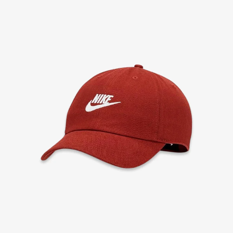 Trucker cap with funny slogan prints -Nike Sportswear Heritage86 Futura Adjustable Hat Oxen Brown 913011-217