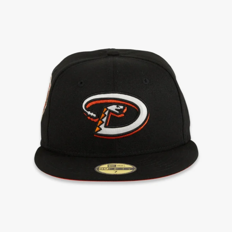 Neon trucker cap for high-visibility safety -New Era x MLB Glow My God 'Arizona Diamondbacks 1998 Inaugural Season' 59Fifty Patch Fitted Hat (Hat Club Exclusive)