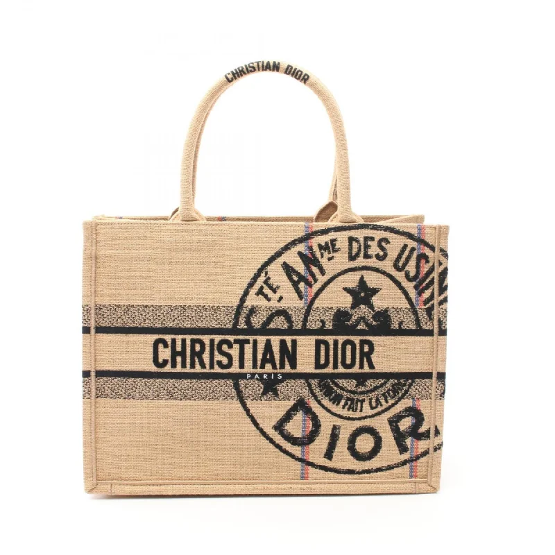 Handle bags with pastel colors for softness -Christian Dior   Canvas Tote Bag (Pre-Owned)